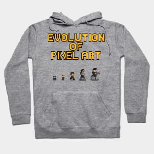 Pixel Art Evolution Line Hoodie